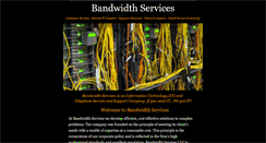 Desktop Screenshot of bandwidthllc.com